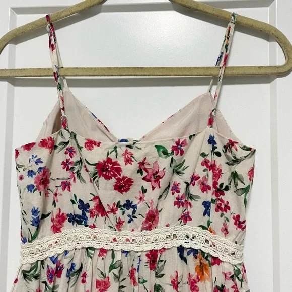 Good as new 🥰 Peony Floral XXS 🌼LANI MIDI DRESS Lovers and Friends - Picture 7 of 13